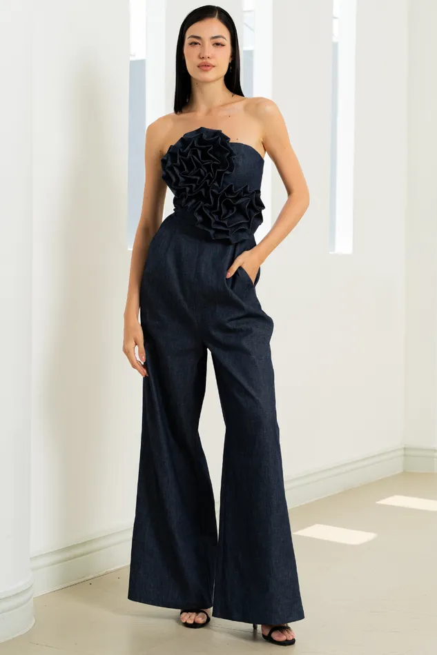 Women YUMI KIM Jumpsuits and Rompers IBIZA JUMPSUIT Chambray