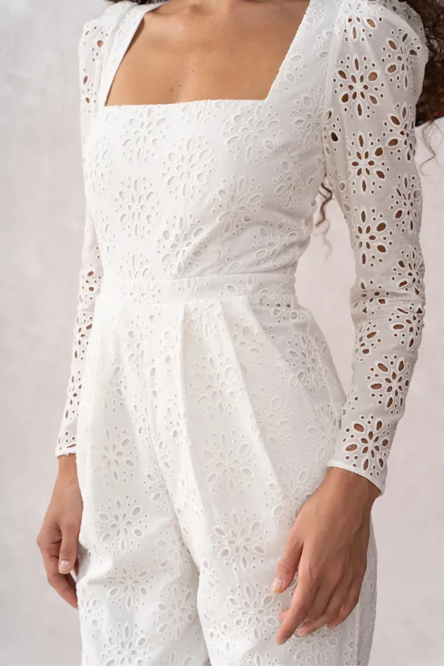 Women YUMI KIM Jumpsuits and Rompers SHAUNA MONTEREY JUMPSUIT Monterey Cotton Eyelet