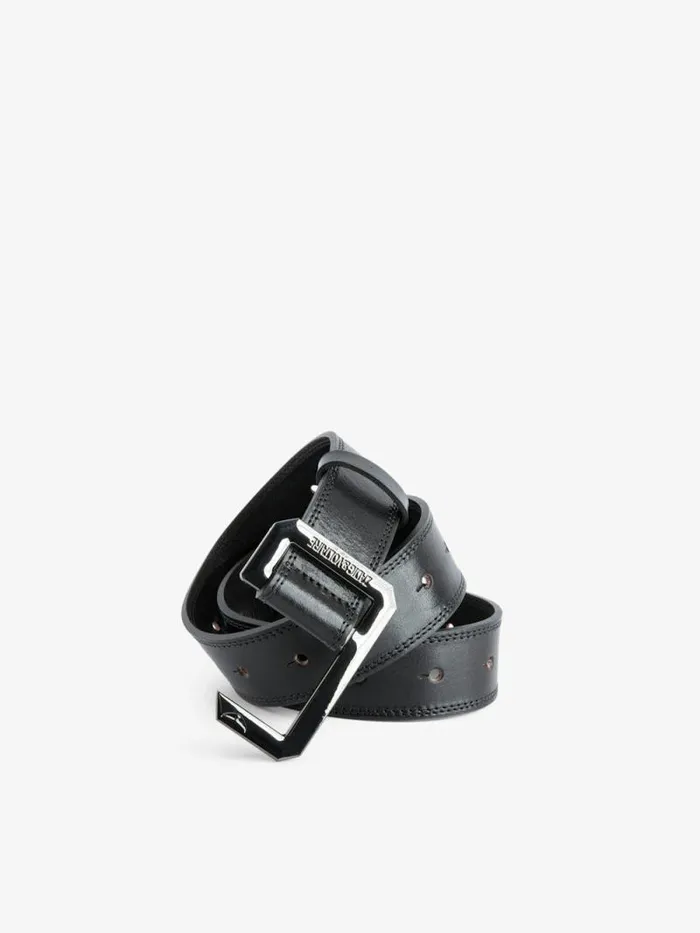 Women Zadig and Voltaire Belts La Cecilia Belt Black Women Zadig and Voltaire Belts La Cecilia Belt Black