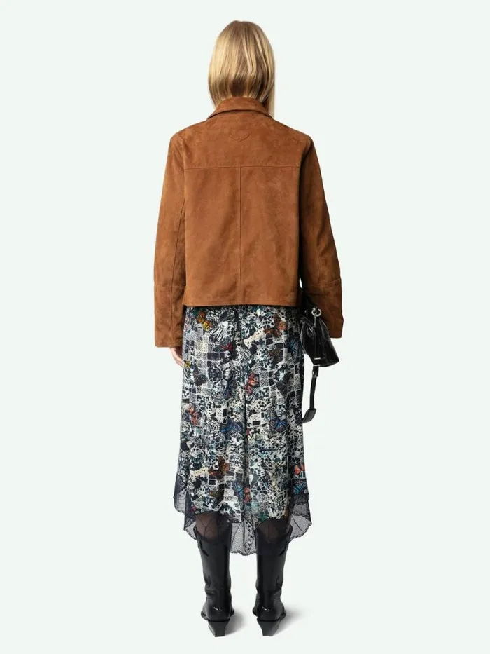 Women Zadig and Voltaire Dresses and Skirts Joslin Skirt Encre Women Zadig and Voltaire Dresses and Skirts Joslin Skirt Encre