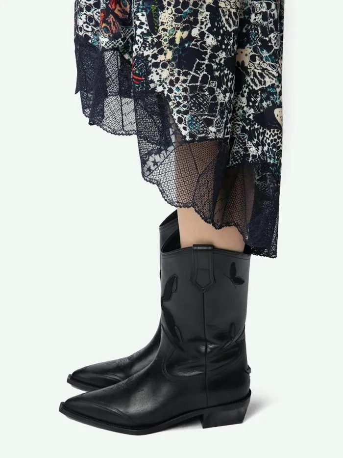 Women Zadig and Voltaire Dresses and Skirts Joslin Skirt Encre Women Zadig and Voltaire Dresses and Skirts Joslin Skirt Encre