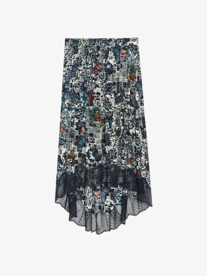 Women Zadig and Voltaire Dresses and Skirts Joslin Skirt Encre Women Zadig and Voltaire Dresses and Skirts Joslin Skirt Encre