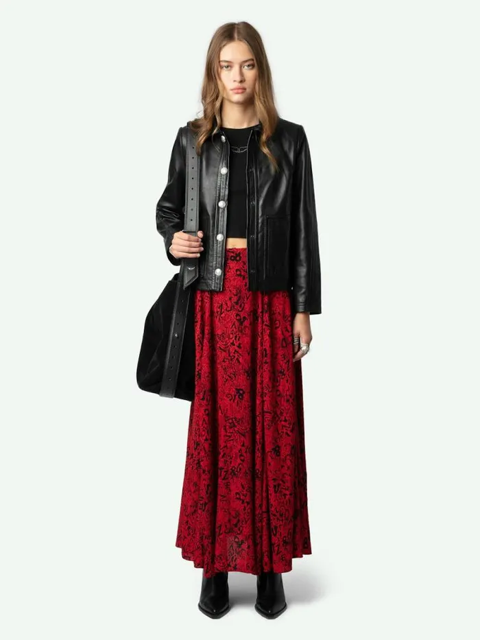 Women Zadig and Voltaire Dresses and Skirts Joyo Skirt Crimson