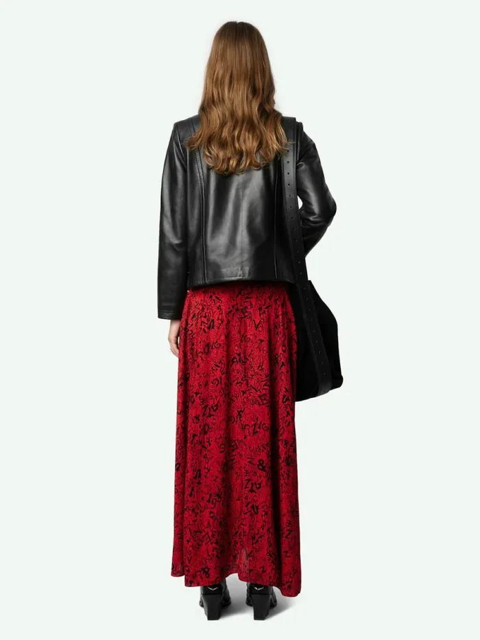 Women Zadig and Voltaire Dresses and Skirts Joyo Skirt Crimson Women Zadig and Voltaire Dresses and Skirts Joyo Skirt Crimson