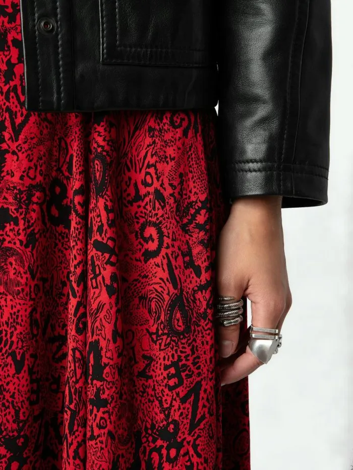 Women Zadig and Voltaire Dresses and Skirts Joyo Skirt Crimson Women Zadig and Voltaire Dresses and Skirts Joyo Skirt Crimson