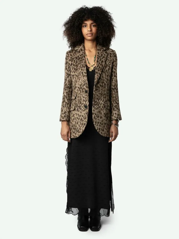 Women Zadig and Voltaire Dresses and Skirts Rif Wings Silk Jacquard Dress Black