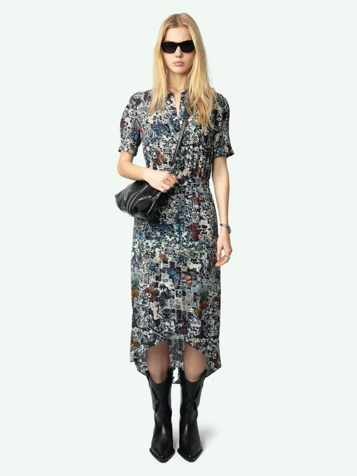Women Zadig and Voltaire Dresses and Skirts Rimaz Dress Encre