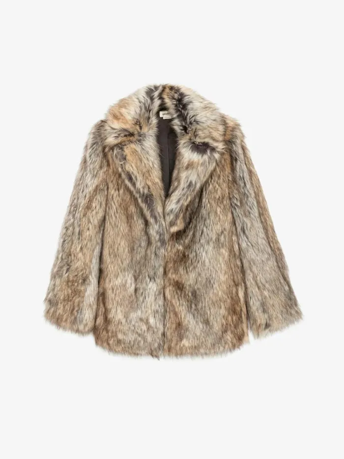 Women Zadig and Voltaire Jackets and Coats Faune Coat Naturel Women Zadig and Voltaire Jackets and Coats Faune Coat Naturel