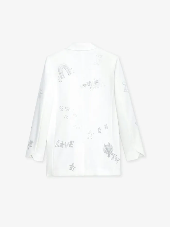Women Zadig and Voltaire Jackets and Coats Viva Diamant Blazer Judo
