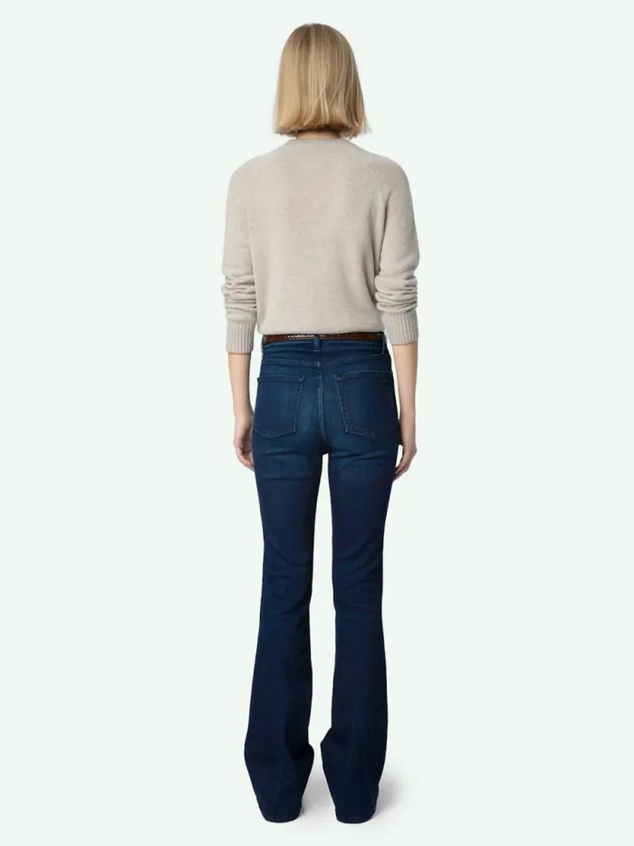 Women Zadig and Voltaire Pants and Shorts Joplin Jeans Dark Indigo
