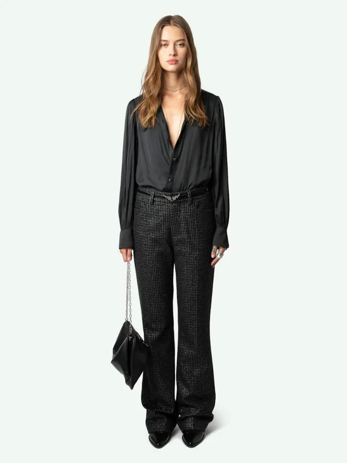Women Zadig and Voltaire Suiting Pistol Pants Black