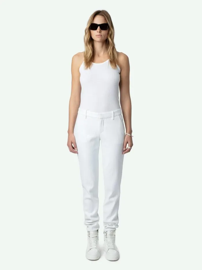 Women Zadig and Voltaire Suiting Prune Sequin Pants Judo
