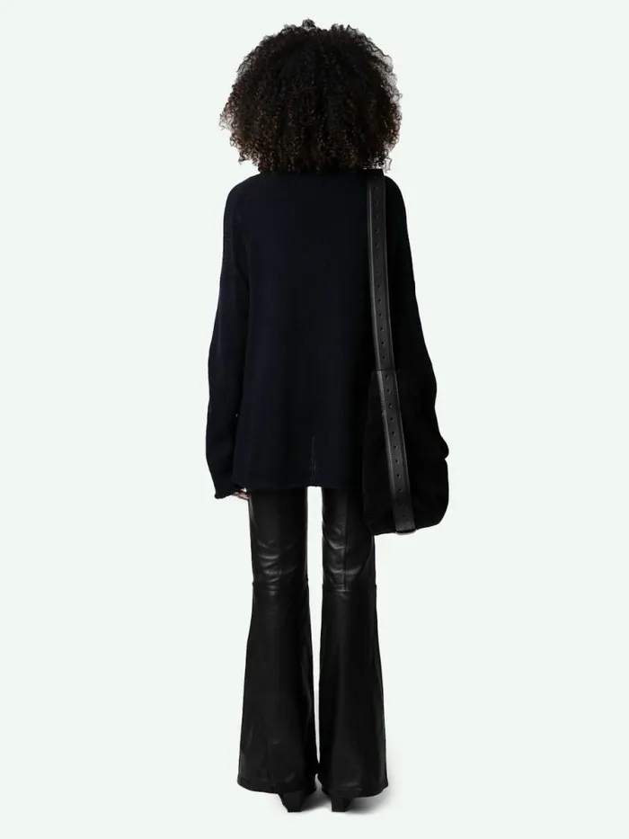 Women Zadig and Voltaire Sweaters and Cardigans Almy Sweater Encre
