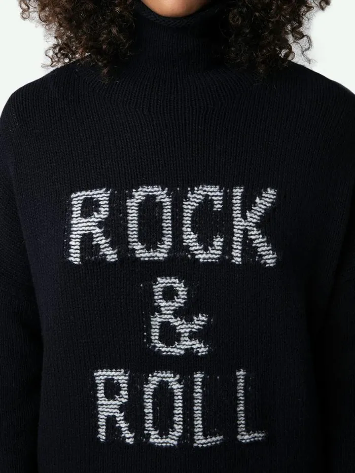 Women Zadig and Voltaire Sweaters and Cardigans Almy Sweater Encre