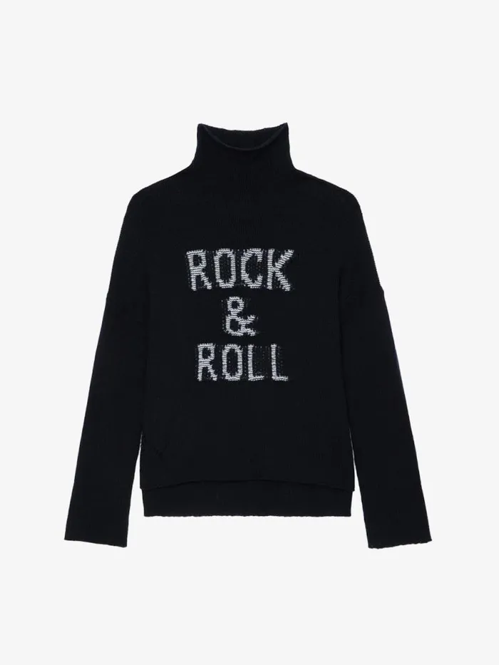 Women Zadig and Voltaire Sweaters and Cardigans Almy Sweater Encre