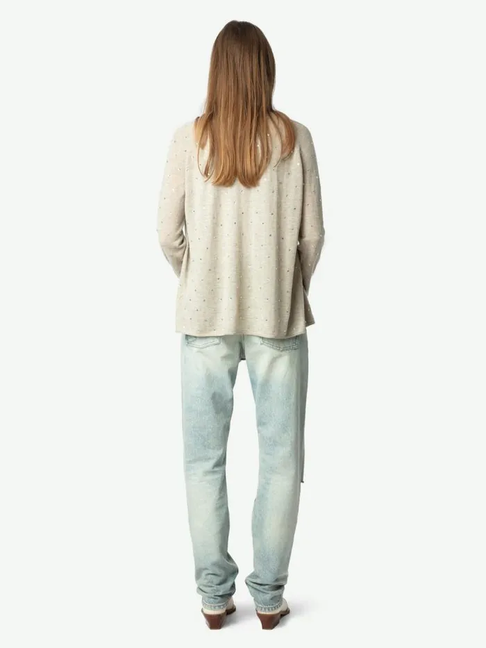 Women Zadig and Voltaire Sweaters and Cardigans Daffy Cashmere Cardigan Geology