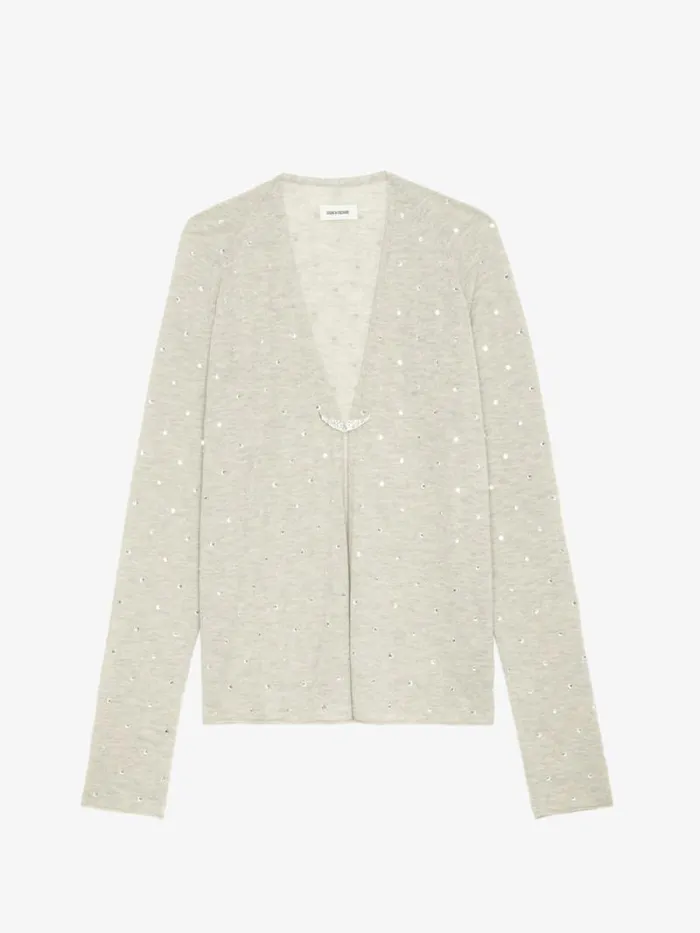 Women Zadig and Voltaire Sweaters and Cardigans Daffy Cashmere Cardigan Geology