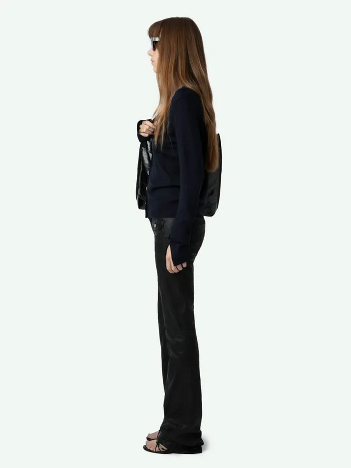 Women Zadig and Voltaire Sweaters and Cardigans Jemma Cardigan Encre