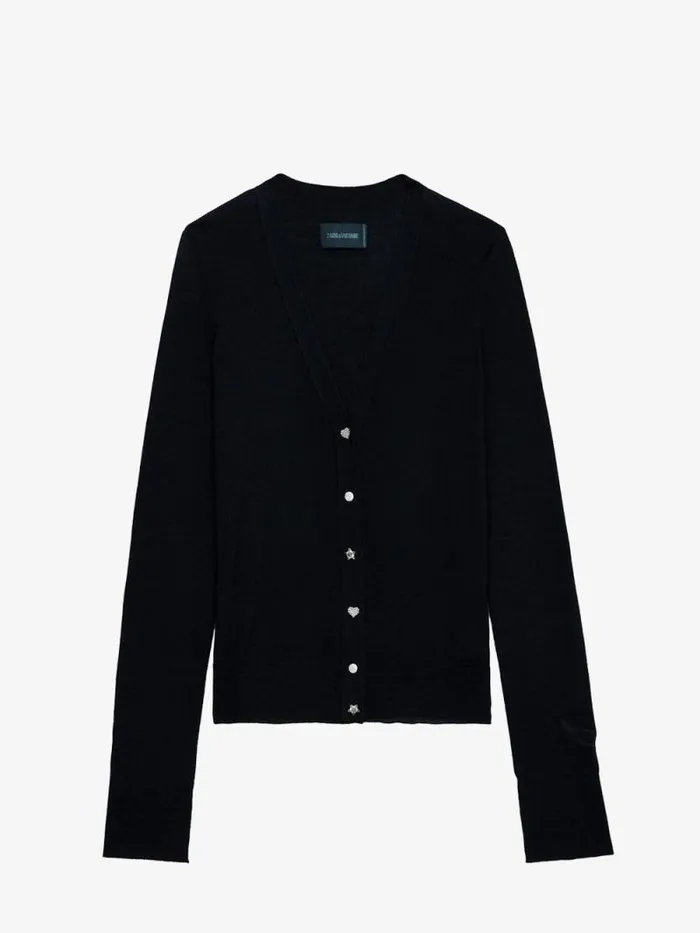 Women Zadig and Voltaire Sweaters and Cardigans Jemma Cardigan Encre