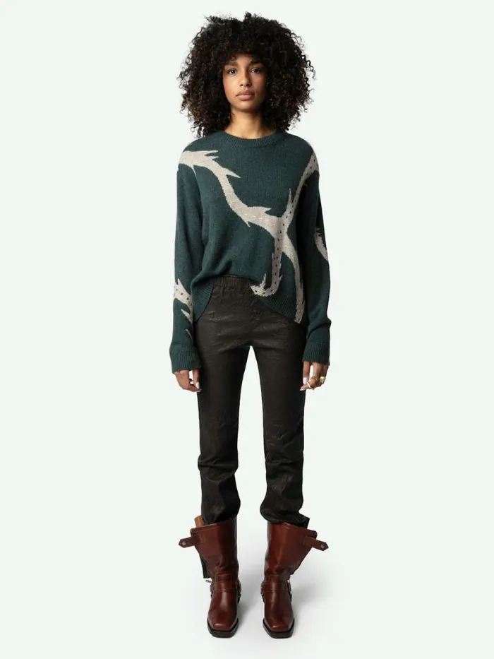 Women Zadig and Voltaire Sweaters and Cardigans Markus Cashmere Sweater Peaks