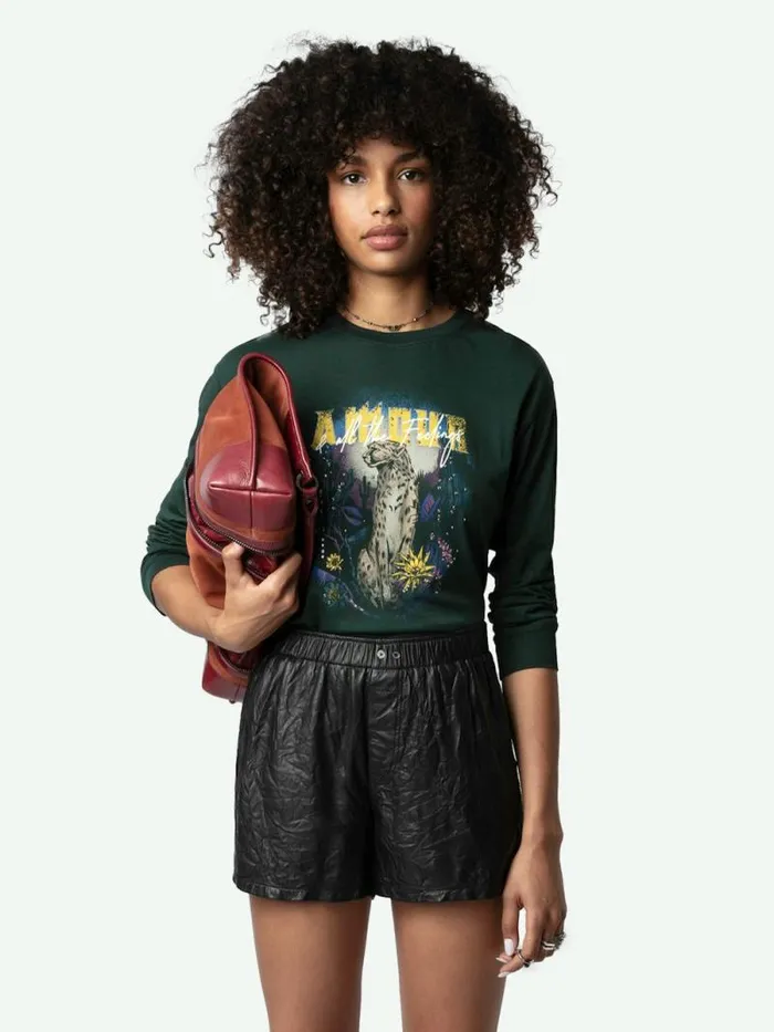 Women Zadig and Voltaire TShirts Noane Concert Tshirt Peaks Women Zadig and Voltaire TShirts Noane Concert Tshirt Peaks