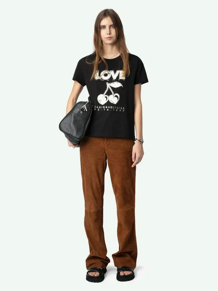 Women Zadig and Voltaire TShirts Walk Tshirt Black