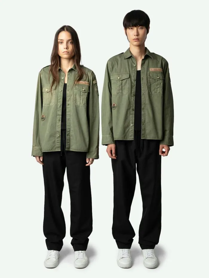 Women Zadig and Voltaire Tops and Shirts Taskal Shirt Grass