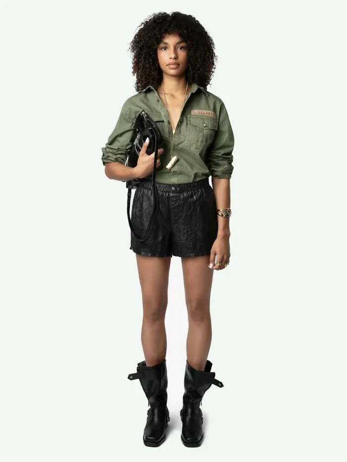 Women Zadig and Voltaire Tops and Shirts Taskal Shirt Grass Women Zadig and Voltaire Tops and Shirts Taskal Shirt Grass