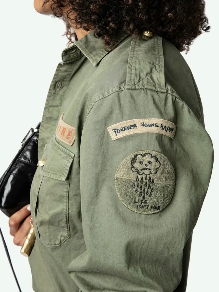 Women Zadig and Voltaire Tops and Shirts Taskal Shirt Grass Women Zadig and Voltaire Tops and Shirts Taskal Shirt Grass
