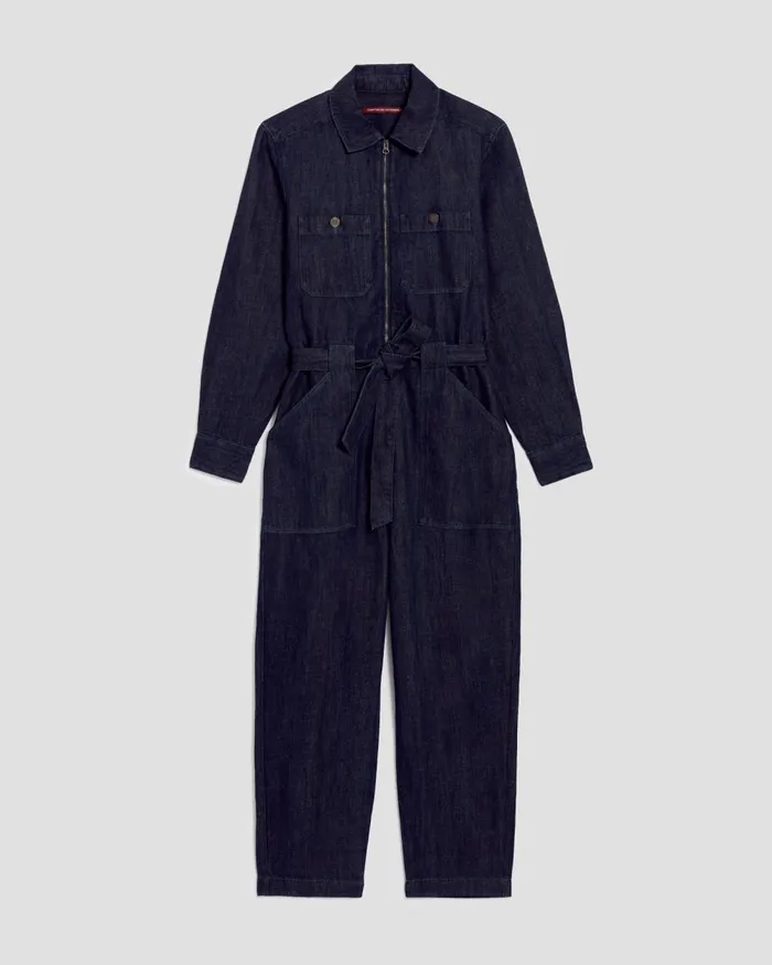 Women ZipUp Jumpsuit Rinse Comptoir Des Cotonniers Dresses and Jumpsuits Women ZipUp Jumpsuit Rinse Comptoir Des Cotonniers Dresses and Jumpsuits