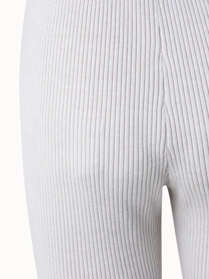 Wool Rib Knit Pant Bl Women Akris Knitwear