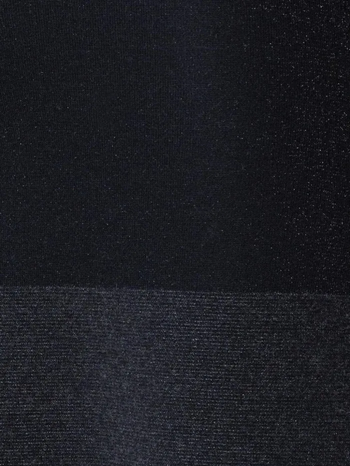 Wool Silk Lurex Stretch Knit Dress Graphiteblack Women Akris Knitwear