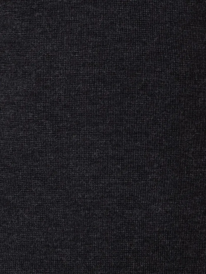 Wool Silk Mock Neck With Slit Pullover Charcoal Women Akris Knitwear