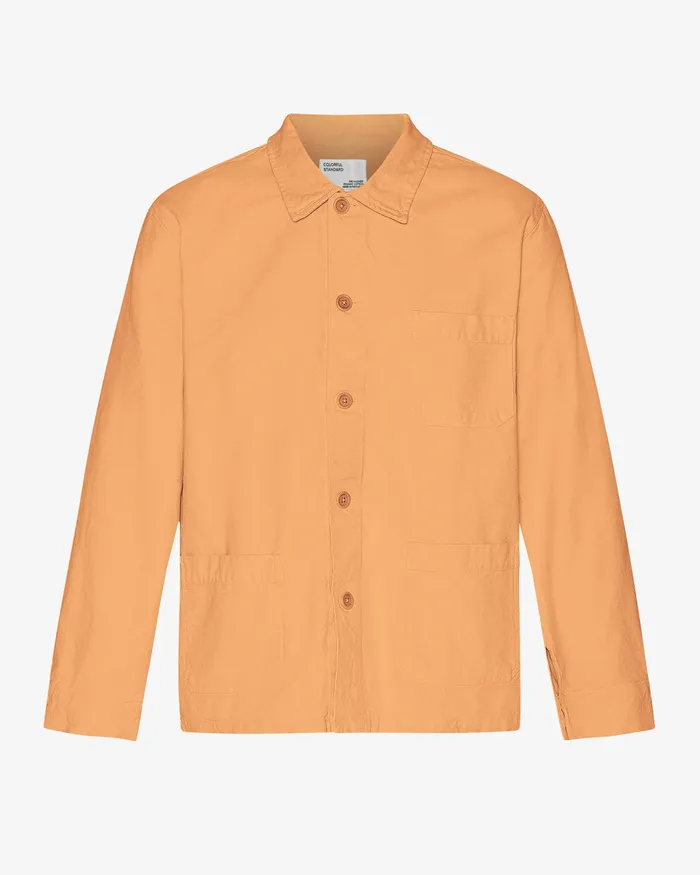 Workwear Jackets Men Organic Workwear Jacket 8211 Sandstone Orange Colorfulstandard
