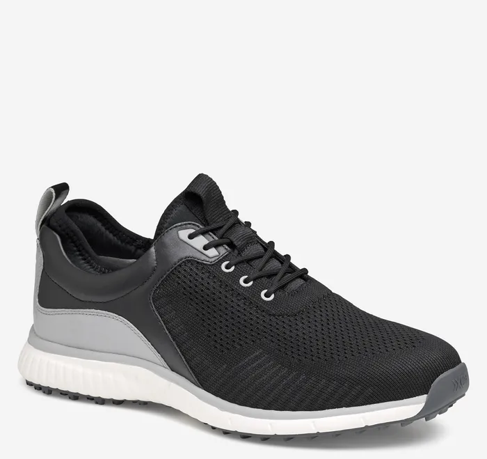 XC4 H2Sport Hybrid Knit UThroat Black KnitFull Grain Men Shoes Johnston and Murphy