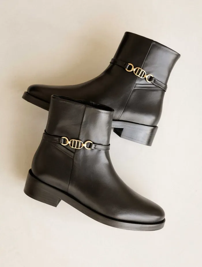 Yona Passion Black Women Bobbies Ankle Boots