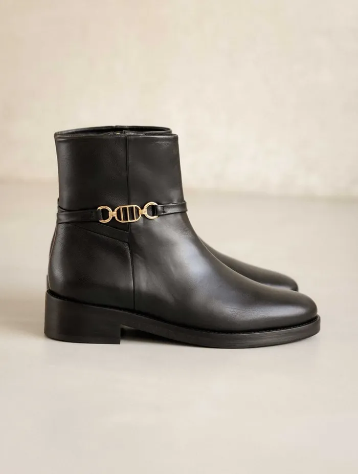 Yona Passion Black Women Bobbies Ankle Boots